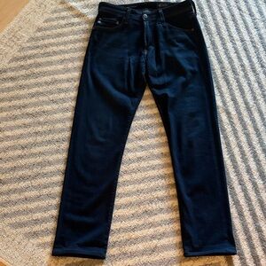 Like New: Ag Adriano Goldschmied Tellis Modern Slim Dark Navy Jeans 28x28”